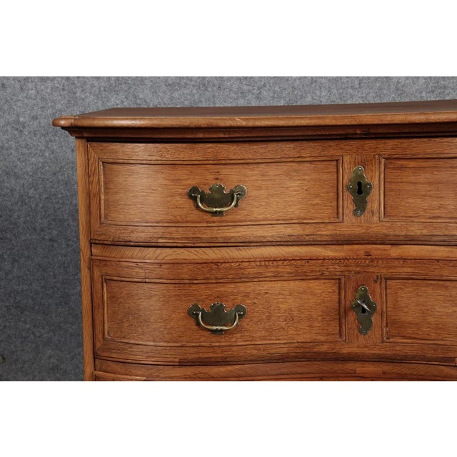 Antique 18th Century Baroque Oak Chest of Drawers, 1750s For Sale - Image 17 of 18