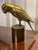 Metal Vintage Mid-Century Modern Brass Bird on Pedestal For Sale - Image 7 of 11