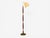 1960s Laoni Belysning, Swedish Modern, Floor Lamp, Stained Wood, Brass, Sweden, 1960s For Sale - Image 5 of 14