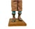 18th Century Neapolitan Crèche Figure, Terracotta & Wood Man With Red Beret For Sale In Tampa - Image 6 of 10