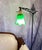 Vintage Art Deco Floor Lamp With Green Glass Tulip Shade For Sale - Image 9 of 15