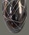 Mid-Century Modern Mid Century Modern Art Glass Black & White Drip String Pattern Vase 19'' For Sale - Image 3 of 9