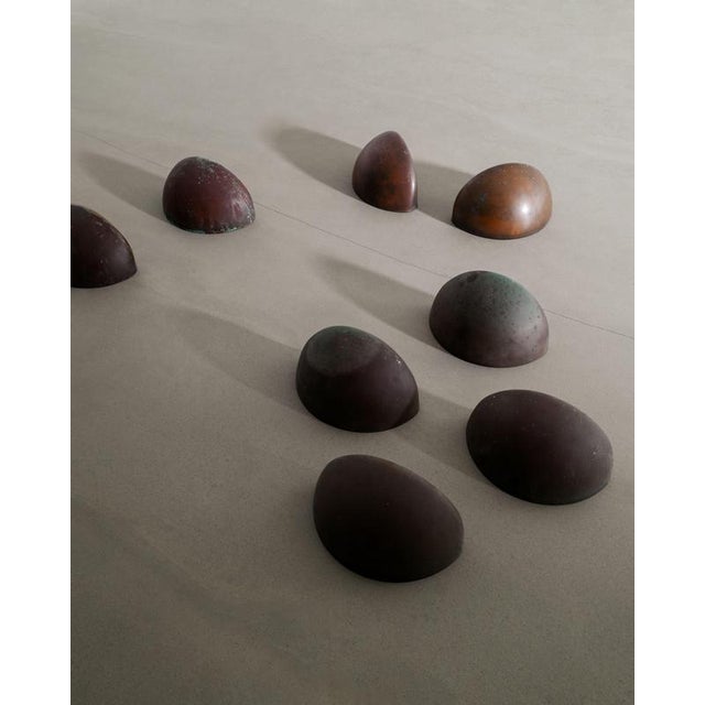 1970s Danish Patinated Copper Wall Sconces, Set of 2 For Sale - Image 5 of 7