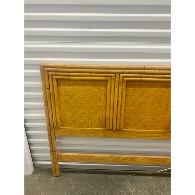 1970s King Size Faux Bamboo Headboard Chairish