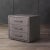 Contemporary Rosey 3 Drawer Wood Nightstand - Light Grey For Sale - Image 3 of 11