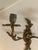 French Louis XV Bronze Detailed Candle Wall Sconces - A Pair For Sale In Los Angeles - Image 6 of 9