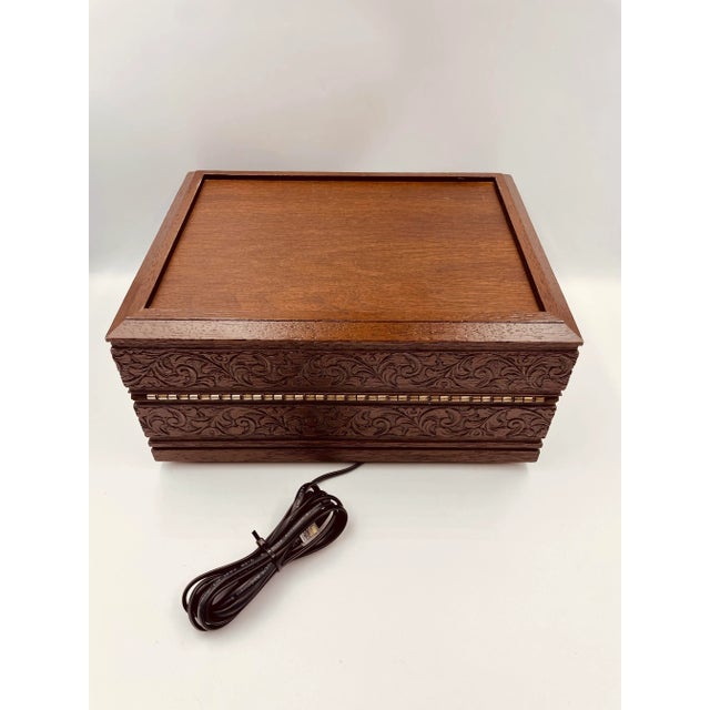 Coffee Vintage "Deco-Tel" Boxed Rotary Executive Desk Phone For Sale - Image 8 of 13