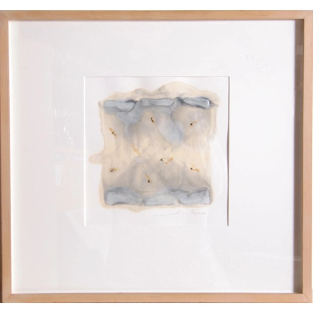 Abstract Juhachiro Takada, Untitled Ii, Abstract Encaustic Painting For Sale - Image 3 of 3