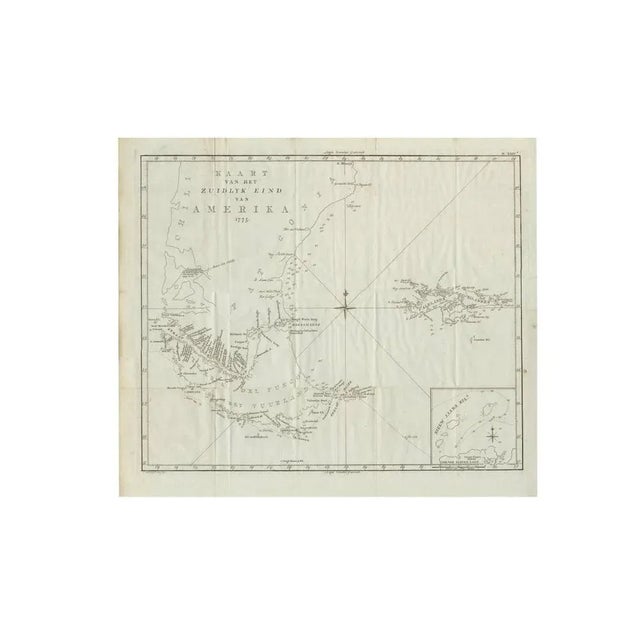 Antique Map of South America by J. Cook, 1775 For Sale - Image 4 of 7