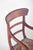 Brown Chair with Striped Upholstery, 19th Century For Sale - Image 8 of 11