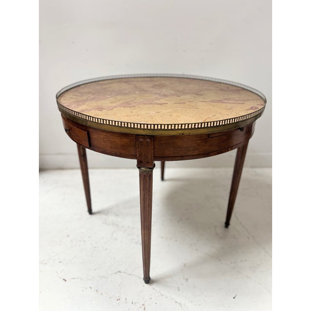 20th Century Louis XVI Bouillotte Table in Veneered Wood For Sale - Image 11 of 11