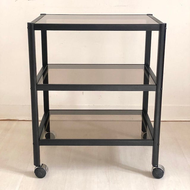 Vintage Serving Cart in Metal, 1970s, in Good conditions. Designed 1970 to 1979