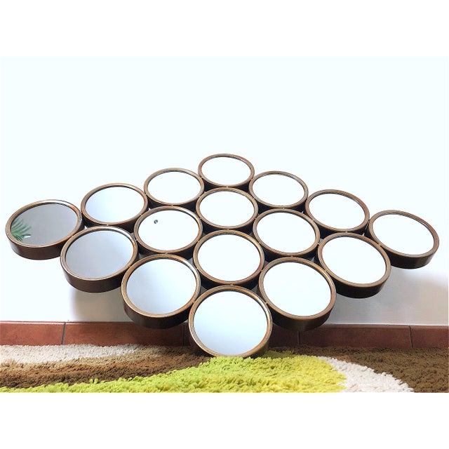 Vintage Italian Wall Mirror, 1980s For Sale - Image 15 of 15