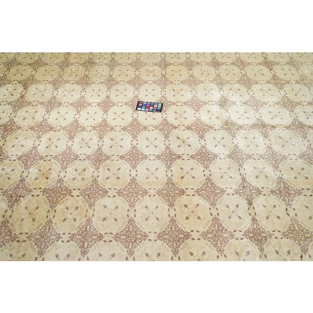 Sand Fine Antique Turkish Sivas Rug 9'10'' X 13'8'' For Sale - Image 8 of 11