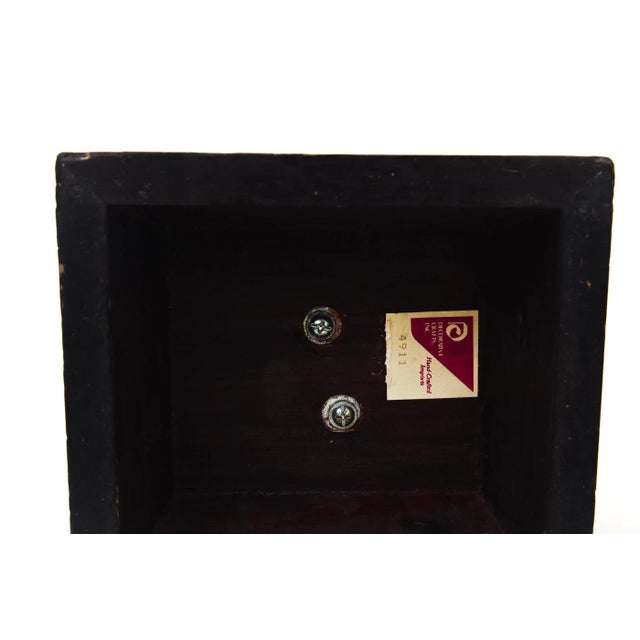 1970's Alain Chervet Modernist Brass Abstract Sculpture on Black Wood Base French For Sale - Image 11 of 11