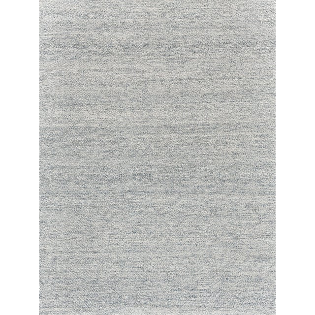 Textile Exquisite Rugs Rhodes Handmade PET Yarn Blue Rug-6'X9' For Sale - Image 7 of 7