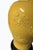 Late 19th Century Chinoiserie Embossed Yellow Ginger Jar Lamp on Wood Base For Sale - Image 4 of 7