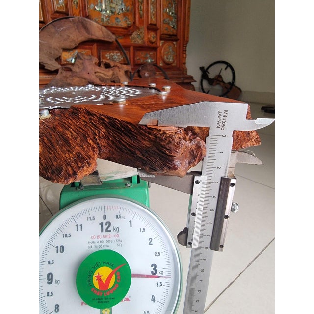 Lightning – One-of-a-Kind Handcrafted Natural Wood Wall Clock Sculpture For Sale - Image 11 of 15