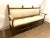 Brown Vintage Italian Walnut Sofa For Sale - Image 8 of 9