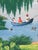 Children's Whimsical London Scenic Hand-Painted Panoramic Wallpaper, 6-Panel Set For Sale - Image 3 of 4