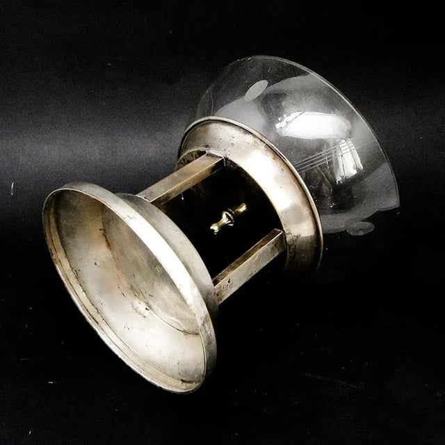 Art Deco Bowl on Stand from WWS Przemmet, Poland, 1950s For Sale - Image 4 of 11