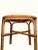 Mid-Century Italian Bamboo & Rattan Side Table With Sculptural Spiral Top, 1950s–60s For Sale - Image 9 of 11