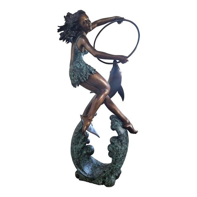 Bronze Sculpture/Fountain, 1980s For Sale - Image 10 of 10