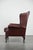 1990s Chesterfield Wing Chair in Cowhide Leather For Sale - Image 5 of 13