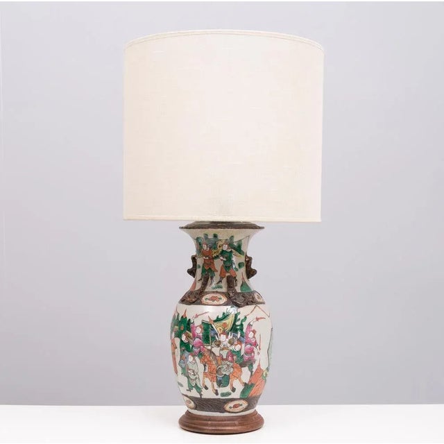 Earthenware Table Lamp, China, 1890s For Sale - Image 13 of 13