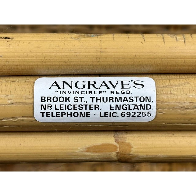 Overall width: 45 centimeters Overall height: 95 centimeters Overall depth: 51 centimeters A rare set of 6 bamboo chairs...