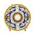 Late 20th Century Italian Labor Deruta Hand-Painted Maiolica Cups and Saucers, Set of 4 For Sale - Image 16 of 18