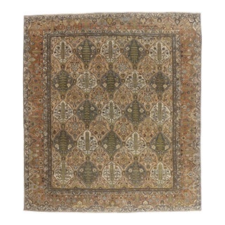 Antique Persian Bakhtiari Rug, 11'08 X 13'02 For Sale