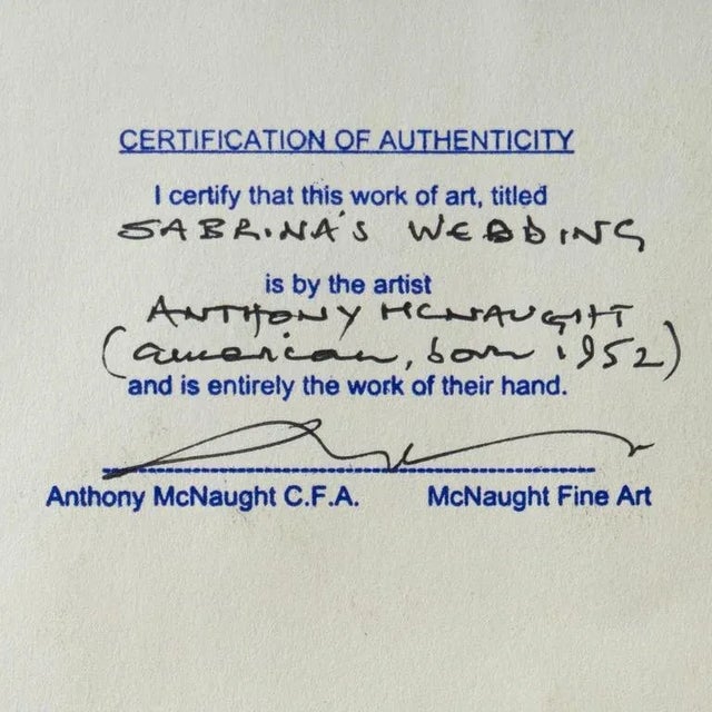 Jade 'Sabrina's Wedding' by Anthony McNaught, 2014; California Expressionist For Sale - Image 8 of 10