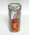 1960s Large Vintage Hong Kong Chinese Hand Painted Rose Medallion White Porcelain 'Hat Stand' Cylinder Vase, Gilt Highlights For Sale - Image 5 of 7