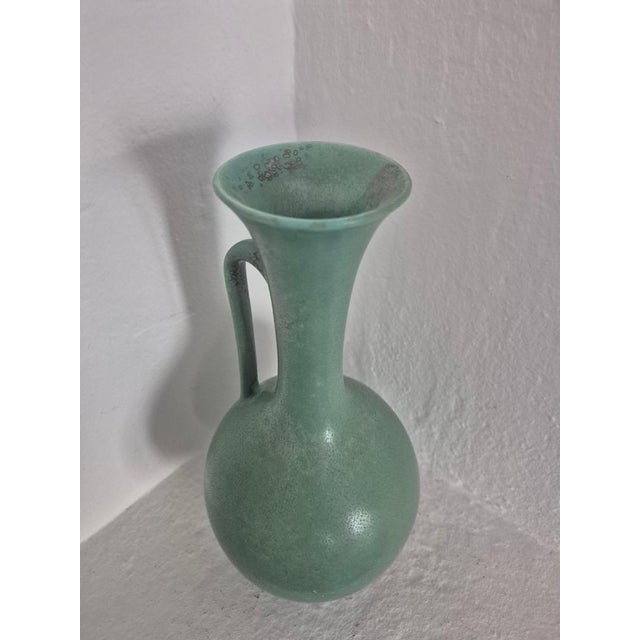 Large Scandinavian Modern Ceramic Carafe Vase attributed to Gunnar Nylund for Rörstrand, 1890s For Sale - Image 6 of 11