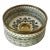 Small Green Sink for Bathroom, Rustic Ceramic Basin, Round Washbasin With Brass Drain For Sale