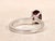 The Camarillo: 2.03 Carat Natural No Heat Deep Red Ruby Engagement Ring For Sale In Philadelphia - Image 6 of 13