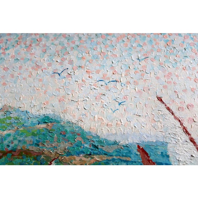 Yvonne Canu, Collioure, Oil on Canvas For Sale - Image 10 of 17