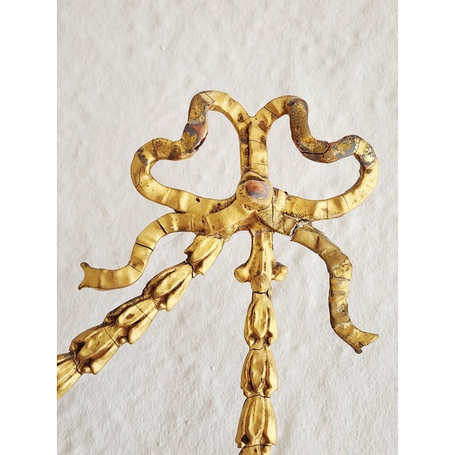 Antique Early 20th Century Adam Style Giltwood Mirror For Sale - Image 9 of 16