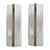 Modern Rectangular Diamanted Murano Glass Wall Sconces with Chrome Finish By Simoeng for Simoeng, Set of 2 For Sale - Image 7 of 7
