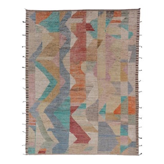 Hand-Knotted Modern Casual Rug by Keivan Woven Arts 10'5 X 13'10 For Sale