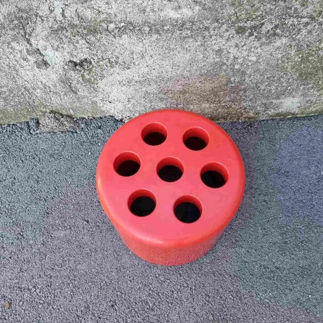 Mid-Century Italian Umbrella Stand by Roberto Lucci & Paolo Orlandini for Velca Legnano Milan, 1970s For Sale - Image 4 of 8