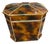 Vintage Maitland-Smith Regency Style Decagonal Faux Tortoiseshell & Ivory Banded Box For Sale