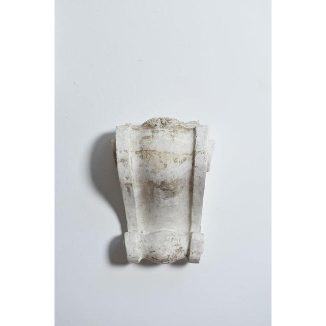 Plaster Scrolls Wall Sconces, 1930s, Set of 2 For Sale - Image 4 of 6