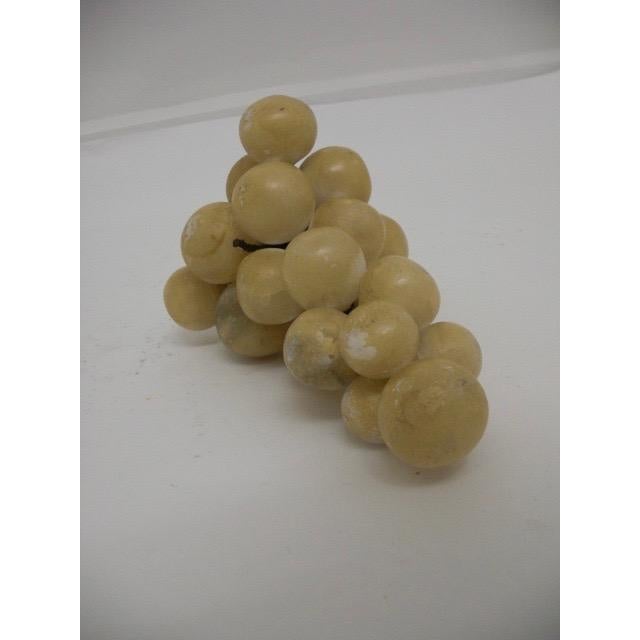 Vintage Italian Alabaster Grapes Cluster For Sale - Image 4 of 6