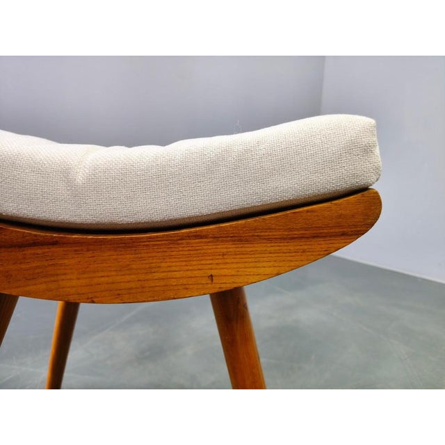 Mid-Century Maple Wood Stools, Former Czechoslovakia, 1960s, Set of 2 For Sale - Image 13 of 16