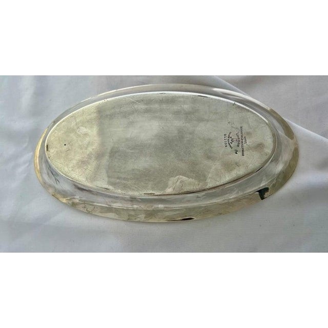 Metal Silver-Plate Dish From the Iconic Hollywood Rosevelt Hotel For Sale - Image 7 of 9