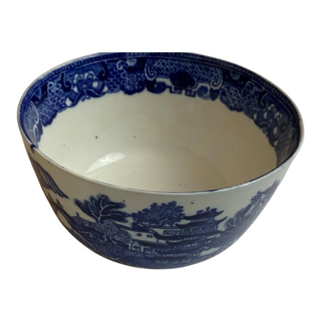 Blue Antique Wedgwood Blue Willow Bowl For Sale - Image 8 of 9