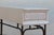 1970s Hollywood Regency Faux Bamboo Metal & Wood Four-Drawer Console Table For Sale - Image 17 of 18