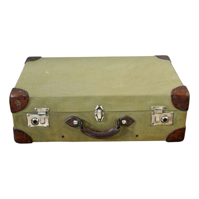 Vintage Pukka Military WWII Demob Case from Harrods, 1930 For Sale